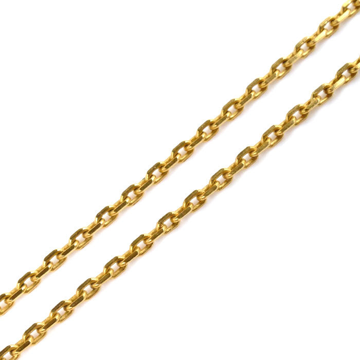 HERMES エルメス ヴォースイフト メタル オーケリー カデナ ネックレス 6.9g 43/48cm D刻印 レディース【中古】