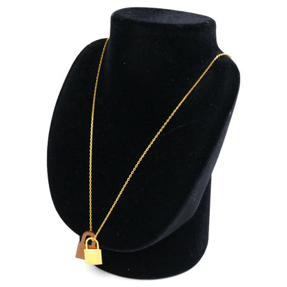 HERMES エルメス ヴォースイフト メタル オーケリー カデナ ネックレス 6.9g 43/48cm D刻印 レディース【中古】