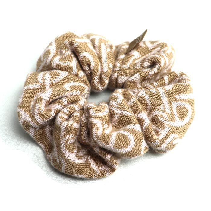 HERMES エルメス カシミヤ シルク NAOUSSA クラウディア ヘアアクセサリー シュシュ 241027G レディース【中古】【美品】