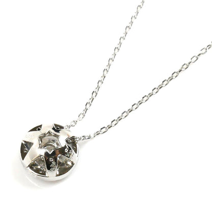 De Beers デビアス Pt900/Pt850 プラチナ FOREVER MARK センターオブ ユニバース ネックレス ダイヤモンド0.20ct/0.06ct 3.0g ～46cm フリーチェーン レディース【中古】【美品】