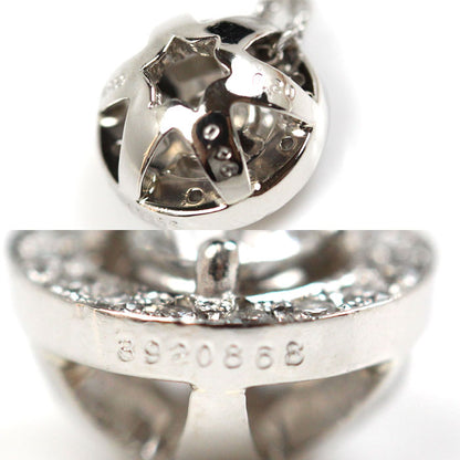 De Beers デビアス Pt900/Pt850 プラチナ FOREVER MARK センターオブ ユニバース ネックレス ダイヤモンド0.20ct/0.06ct 3.0g ～46cm フリーチェーン レディース【中古】【美品】