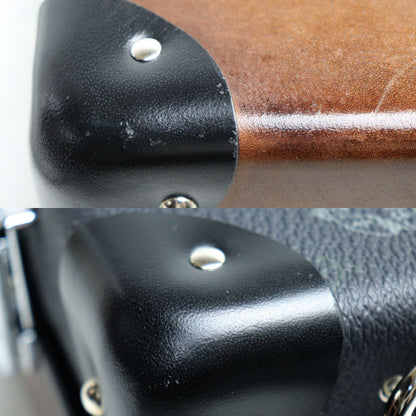 Berluti ベルルッティ グローブトロッター コラボ センテナリー メッセンジャー ショルダーバッグ ブラック ブラウン ミニトランク メンズ【中古】