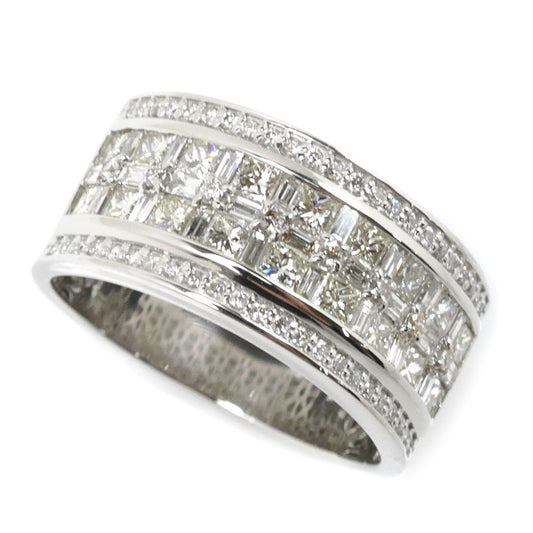 Pt900プラチナ ゆきざき リング・指輪 ダイヤモンド1.50ct 20号 13.6g ユニセックス【中古】【美品】