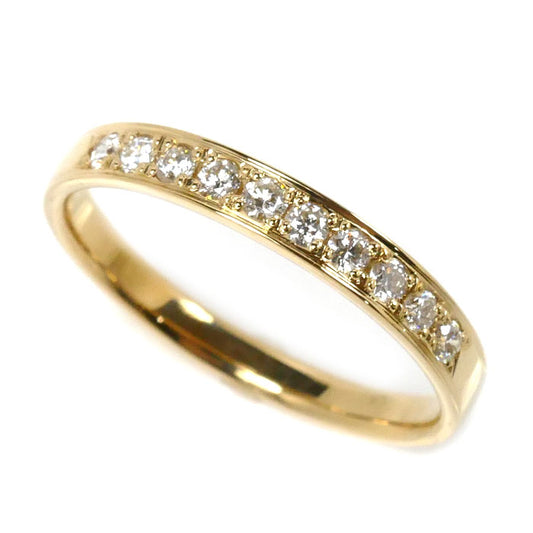 K18YG イエローゴールド リング・指輪 ダイヤモンド0.30ct 21号 3.4g 大きなサイズ 重ねつけ レディース【中古】