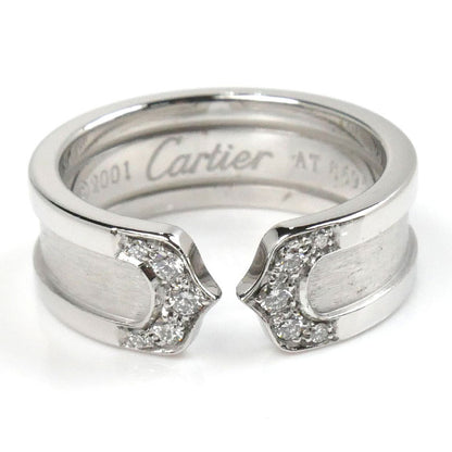 CARTIER カルティエ K18WG ホワイトゴールド C2 スモール リング・指輪 B4044250 ダイヤモンド 10号 50 7.5g レディース【中古】【美品】