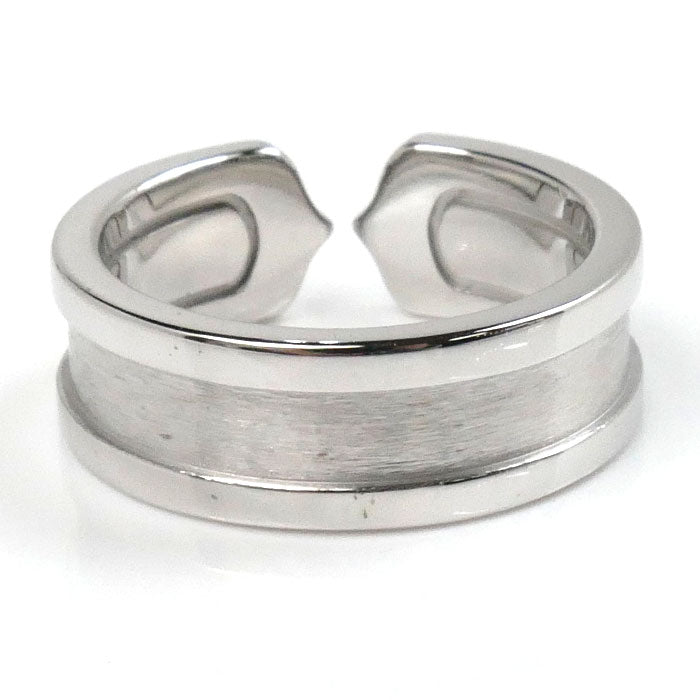 CARTIER カルティエ K18WG ホワイトゴールド C2 スモール リング・指輪 B4044250 ダイヤモンド 10号 50 7.5g レディース【中古】【美品】