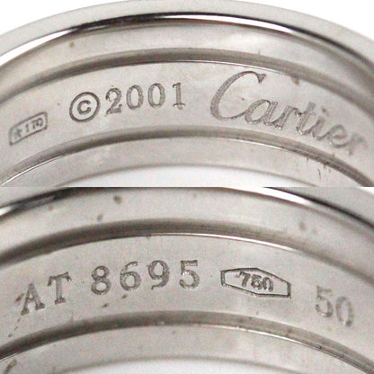 CARTIER カルティエ K18WG ホワイトゴールド C2 スモール リング・指輪 B4044250 ダイヤモンド 10号 50 7.5g レディース【中古】【美品】