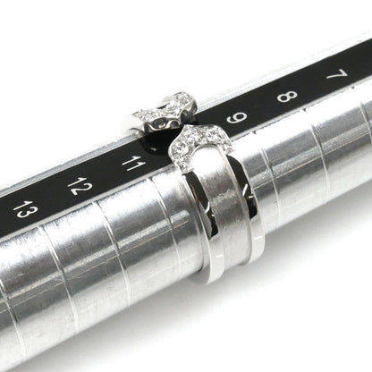 CARTIER カルティエ K18WG ホワイトゴールド C2 スモール リング・指輪 B4044250 ダイヤモンド 10号 50 7.5g レディース【中古】【美品】