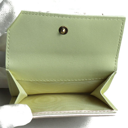 Christian Dior クリスチャンディオール レディディオール カナージュ ロータスウォレット 三つ折り財布 パウダリーピンク/ライトレモン S0181ONIW 日本限定 レディース【未使用】【買取品】