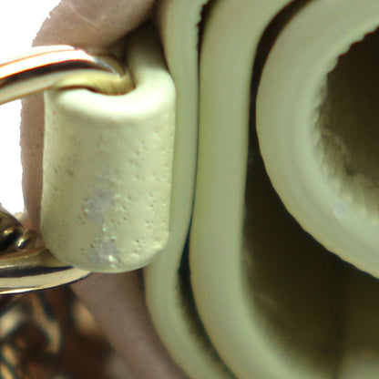 Christian Dior クリスチャンディオール レディディオール カナージュ ロータスウォレット 三つ折り財布 パウダリーピンク/ライトレモン S0181ONIW 日本限定 レディース【未使用】【買取品】