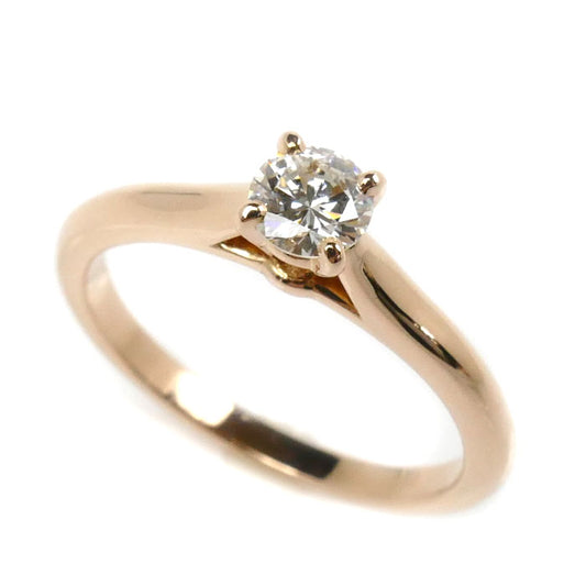 CARTIER カルティエ K18PG ピンクゴールド ソリテール リング・指輪 ダイヤモンド0.26ct 8号 48 2.5g レディース【中古】【美品】