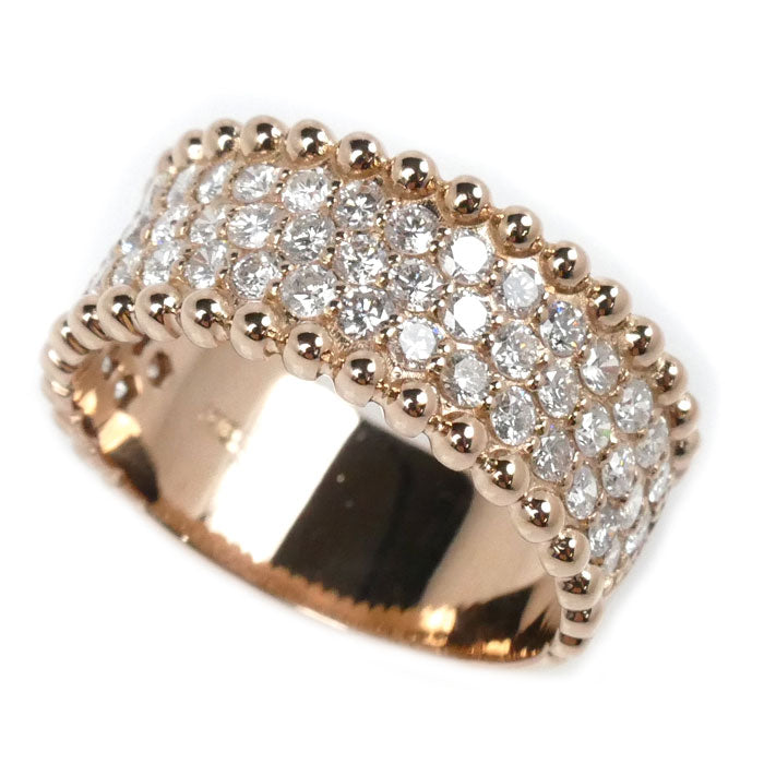 K18PG ピンクゴールド リング・指輪 ダイヤモンド1.09ct 11号 6g レディース【中古】【美品】