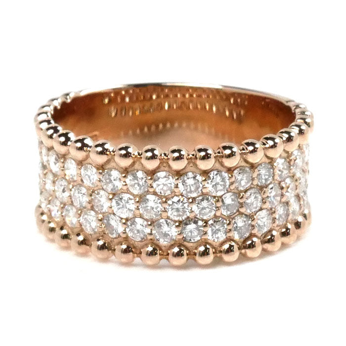 K18PG ピンクゴールド リング・指輪 ダイヤモンド1.09ct 11号 6g レディース【中古】【美品】