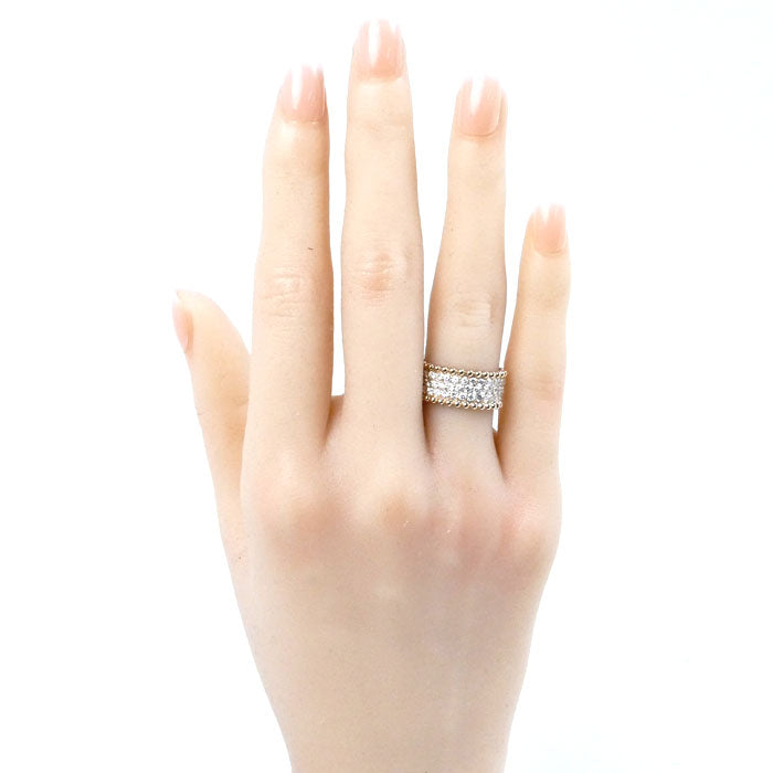 K18PG ピンクゴールド リング・指輪 ダイヤモンド1.09ct 11号 6g レディース【中古】【美品】