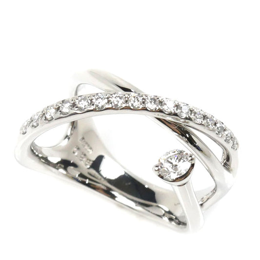 小寺智子 Pt900プラチナ シューティングスター リング・指輪 ダイヤモンド0.26ct 10号 7.2g レディース【中古】【美品】