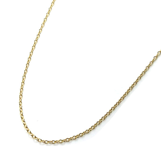 TIFFANY&Co. ティファニー K18YG イエローゴールド ネックレス 1.5g 44cm レディース【中古】