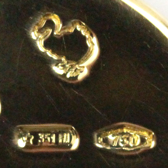 Pomellato ポメラート K18YG イエローゴールド ドド エンゼルフィッシュ ペンダントトップ ピンクサファイア 2g レディース【中古】