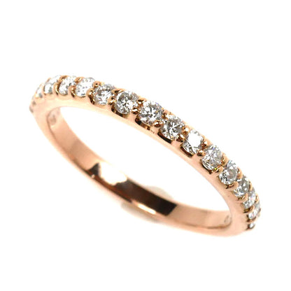 Ponte Vecchio ポンテヴェキオ K18PG ピンクゴールド ハーフエタニティ リング・指輪 PG0301R001WDPG ダイヤモンド0.35ct 8号 1.7g レディース【中古】