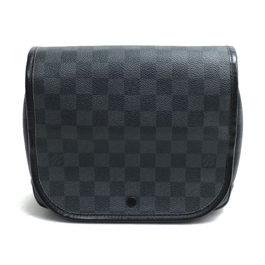 LOUIS VUITTON ルイ・ヴィトン トゥルース サスペンダブル ポーチ ダミエ グラフィット ブラック N41419 BA4111 メンズ【中古】
