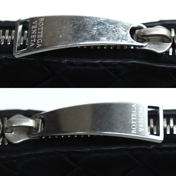 BOTTEGAVENETA ボッテガヴェネタ イントレチャート ショルダーバッグ ブラック 597329 VCPP1 8803 ユニセックス【中古】