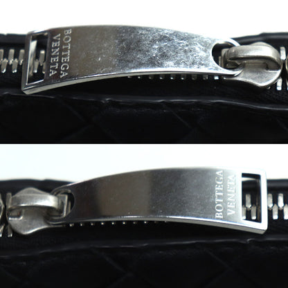 BOTTEGAVENETA ボッテガヴェネタ イントレチャート ショルダーバッグ ブラック 597329 VCPP1 8803 ユニセックス【中古】