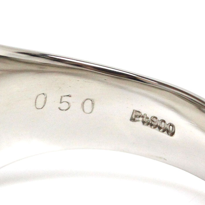 Pt900プラチナ リング・指輪 ダイヤモンド0.5ct 20号 18.2g メンズ【中古】【美品】