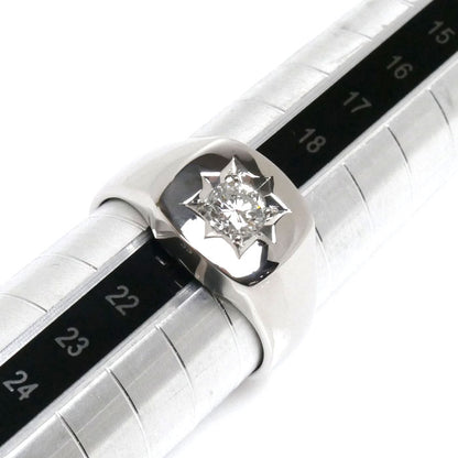Pt900プラチナ リング・指輪 ダイヤモンド0.5ct 20号 18.2g メンズ【中古】【美品】