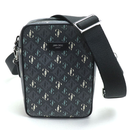 JIMMY CHOO ジミーチュウ KIMI CAMERA XPO キミー カメラ ショルダーバッグ スモーク メンズ【中古】