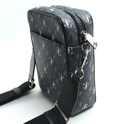 JIMMY CHOO ジミーチュウ KIMI CAMERA XPO キミー カメラ ショルダーバッグ スモーク メンズ【中古】