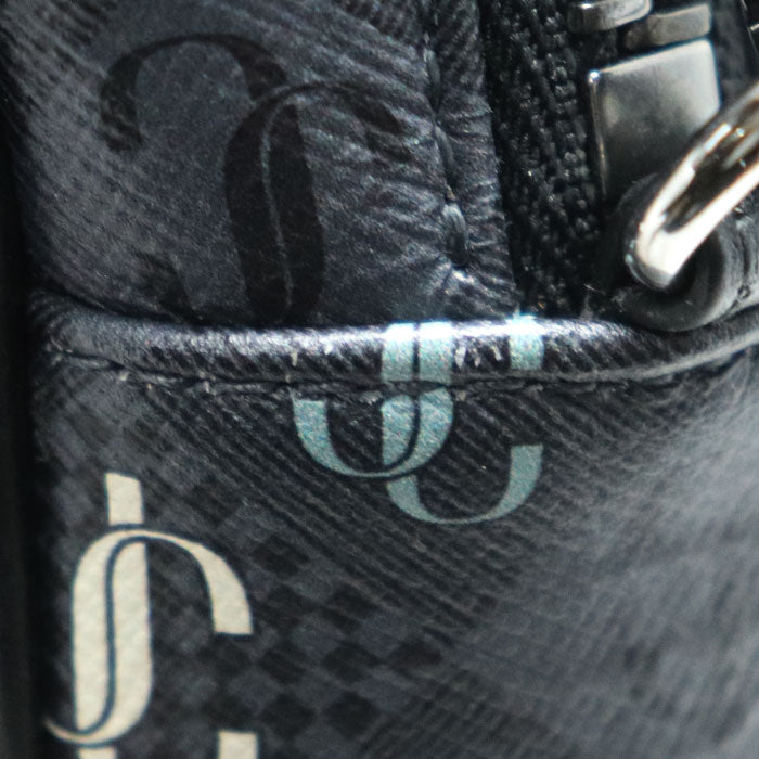 JIMMY CHOO ジミーチュウ KIMI CAMERA XPO キミー カメラ ショルダーバッグ スモーク メンズ【中古】