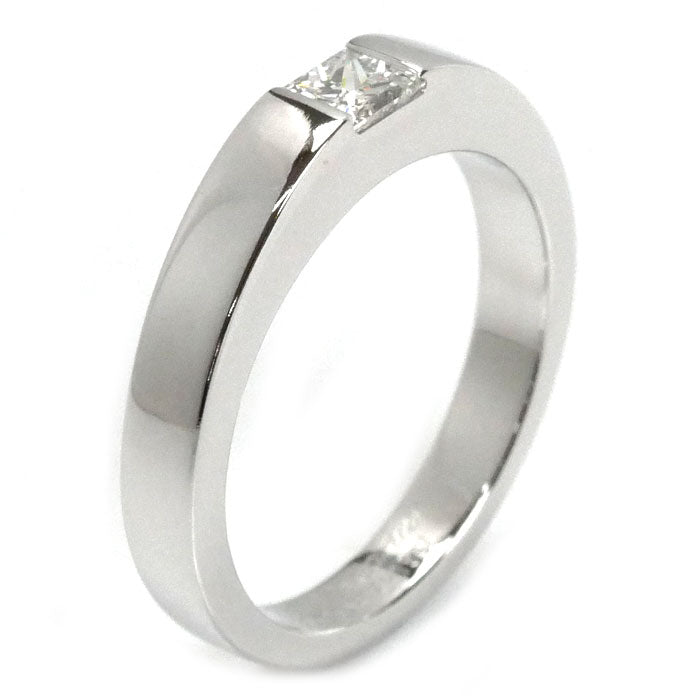 CARTIER カルティエ K18WG ホワイトゴールド タンク リング・指輪 ダイヤモンド0.25ct 11号 51 5.3g レディース【中古】