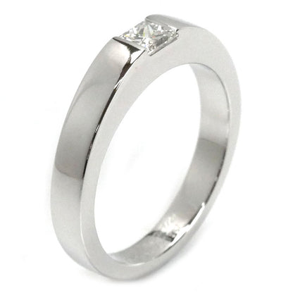 CARTIER カルティエ K18WG ホワイトゴールド タンク リング・指輪 ダイヤモンド0.25ct 11号 51 5.3g レディース【中古】