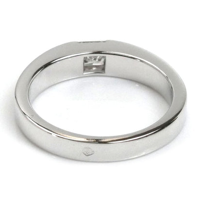 CARTIER カルティエ K18WG ホワイトゴールド タンク リング・指輪 ダイヤモンド0.25ct 11号 51 5.3g レディース【中古】