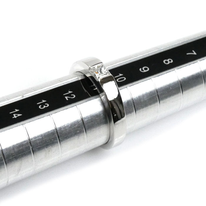 CARTIER カルティエ K18WG ホワイトゴールド タンク リング・指輪 ダイヤモンド0.25ct 11号 51 5.3g レディース【中古】