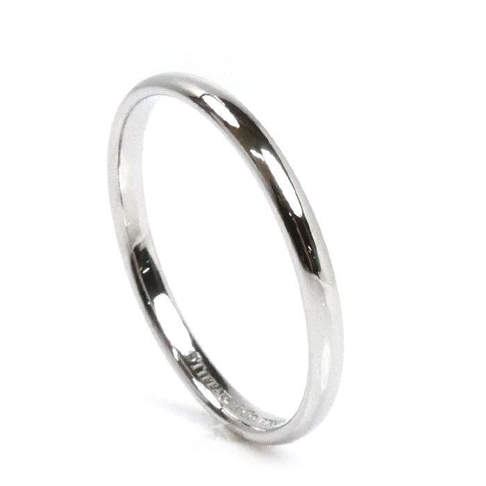 TIFFANY&Co. ティファニー Pt950プラチナ ウェディングバンド リング・指輪 60001626 16号 2.4g レディース【中古】
