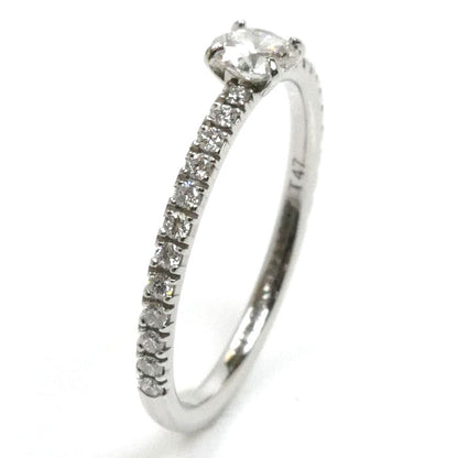 Boucheron ブシュロン Pt950プラチナ ミニビーラブド リング・指輪 JSL0020647 ダイヤモンド0.20ct 7号 1.7g レディース【中古】【美品】