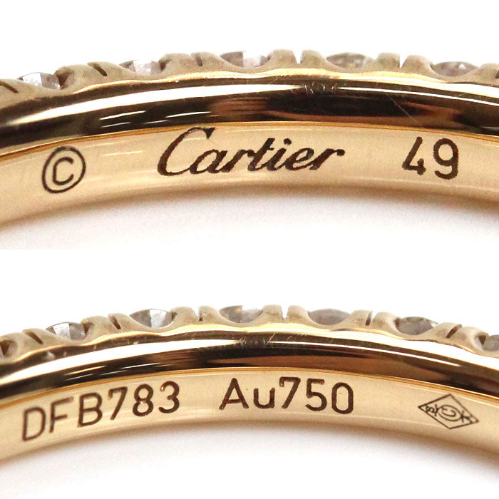 CARTIER カルティエ K18PG ピンクゴールド エタンセル フルエタニティ