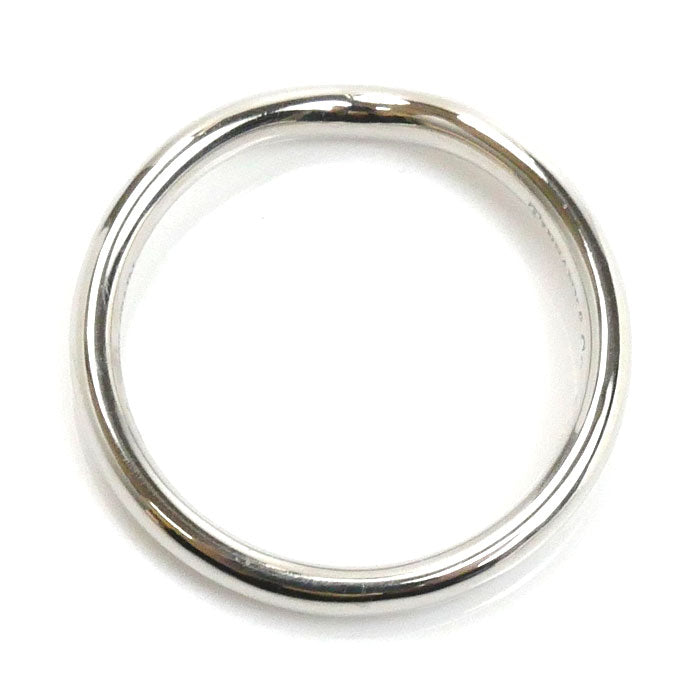 TIFFANY&Co. ティファニー Pt950プラチナ カーブドバンド 9Pダイヤ リング・指輪 60016940 ダイヤモンド 10号 3.7g レディース【中古】【美品】