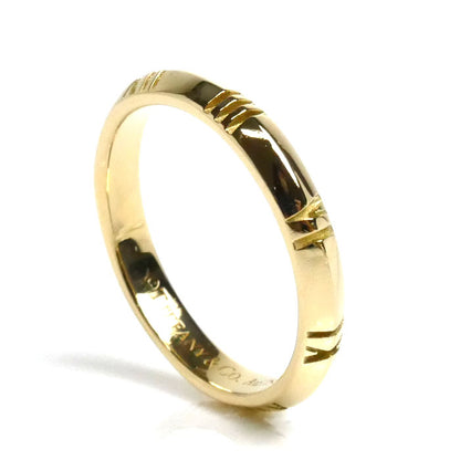 TIFFANY&Co. ティファニー K18YG イエローゴールド アトラスXクローズド リング・指輪 15号 3.8g レディース【中古】