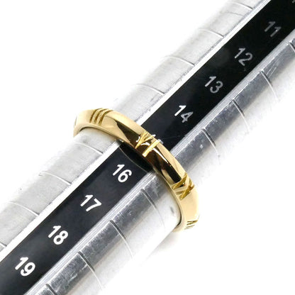 TIFFANY&Co. ティファニー K18YG イエローゴールド アトラスXクローズド リング・指輪 15号 3.8g レディース【中古】