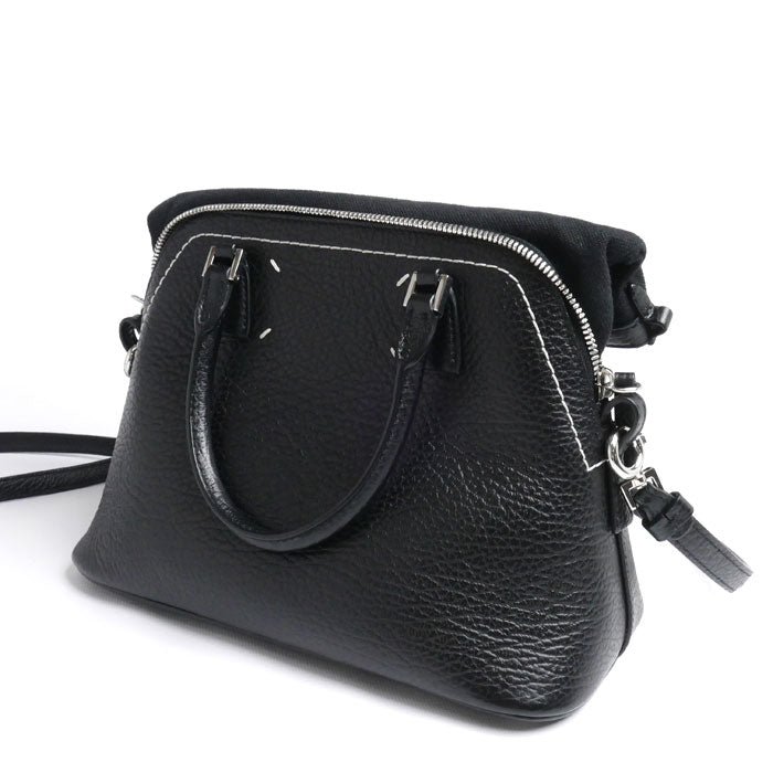 MAISON MARGIELA メゾンマルジェラ 5AC ミニバッグ 2Wayショルダーバッグ ブラック S56WG0082 P4455 T8013 レディース【中古】【美品】