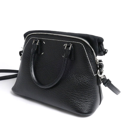 MAISON MARGIELA メゾンマルジェラ 5AC ミニバッグ 2Wayショルダーバッグ ブラック S56WG0082 P4455 T8013 レディース【中古】【美品】