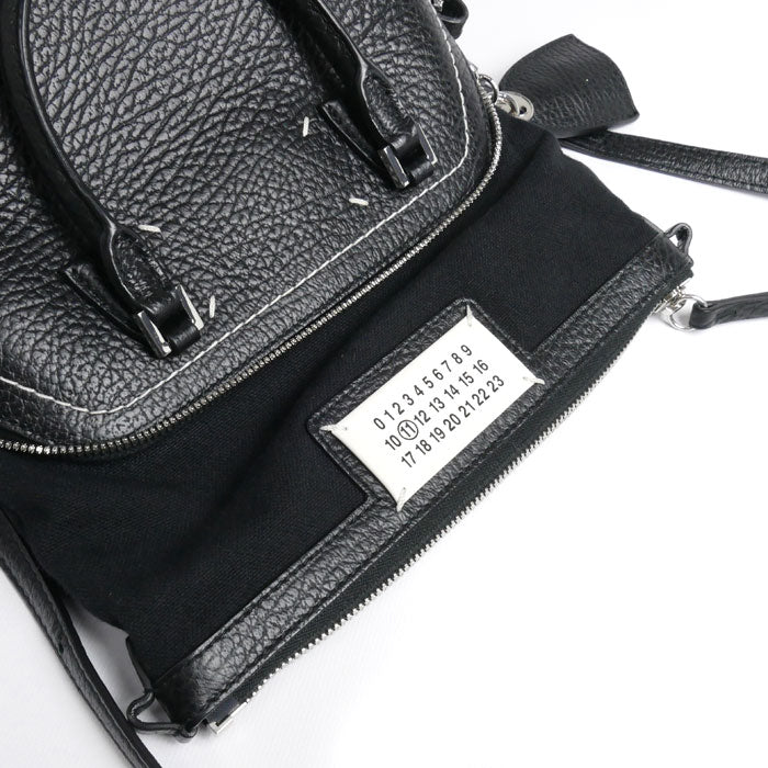 MAISON MARGIELA メゾンマルジェラ 5AC ミニバッグ 2Wayショルダーバッグ ブラック S56WG0082 P4455 T8013 レディース【中古】【美品】