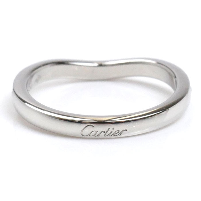 CARTIER カルティエ Pt950プラチナ バレリーナ リング・指輪 B4093047 ダイヤモンド 7号 47 2.8g レディース【中古】【美品】