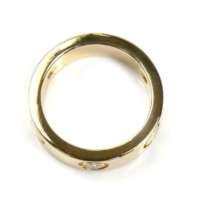 CARTIER カルティエ K18YG イエローゴールド ラブリング 3Pダイヤ リング・指輪 B4032447 ダイヤモンド 7号 47 7.4g レディース【中古】【美品】