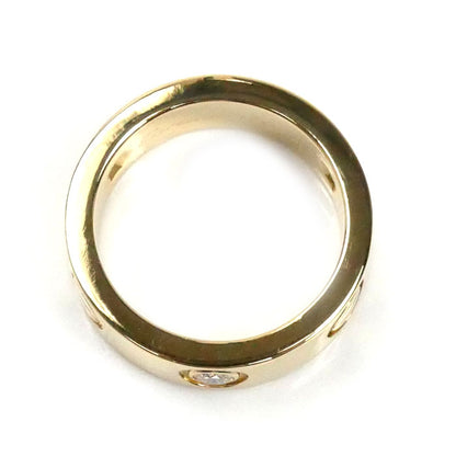 CARTIER カルティエ K18YG イエローゴールド ラブリング 3Pダイヤ リング・指輪 B4032447 ダイヤモンド 7号 47 7.4g レディース【中古】【美品】