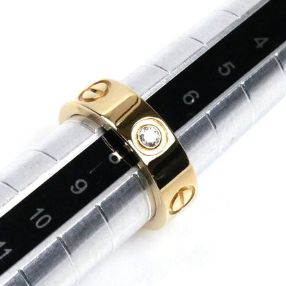 CARTIER カルティエ K18YG イエローゴールド ラブリング 3Pダイヤ リング・指輪 B4032447 ダイヤモンド 7号 47 7.4g レディース【中古】【美品】