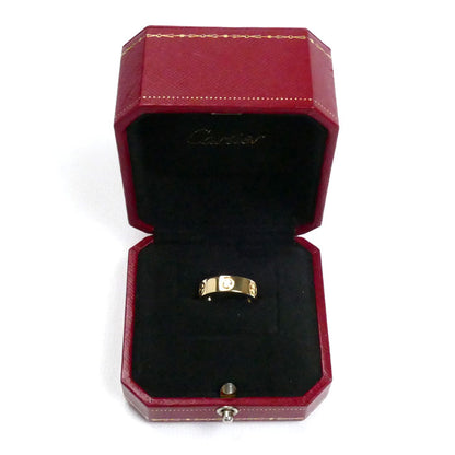 CARTIER カルティエ K18YG イエローゴールド ラブリング 3Pダイヤ リング・指輪 B4032447 ダイヤモンド 7号 47 7.4g レディース【中古】【美品】