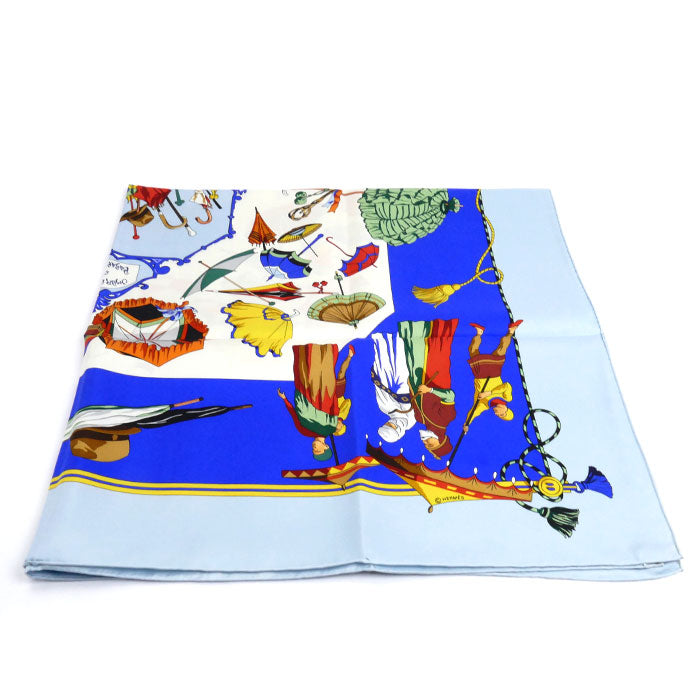 HERMES エルメス 日傘と雨傘 OMBRELLES ET PARARLUIES カレ90 スカーフ マルチカラー レディース【中古】【美品】