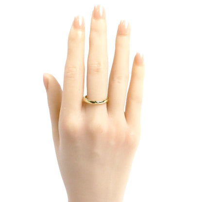 TIFFANY&Co. ティファニー K18YG イエローゴールド バンドリング 1Pダイヤ リング・指輪 60016280 ダイヤモンド 17号 3.0g ユニセックス【中古】【美品】